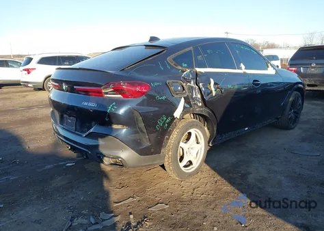 2022 BMW X6 M50I z USA, uszkodzony, nr VIN 5UXCY8C07N9J51399